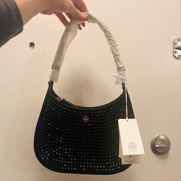 Tory Burch Handbags - Tory Burch  Emerson Crystal Shoulder Bag